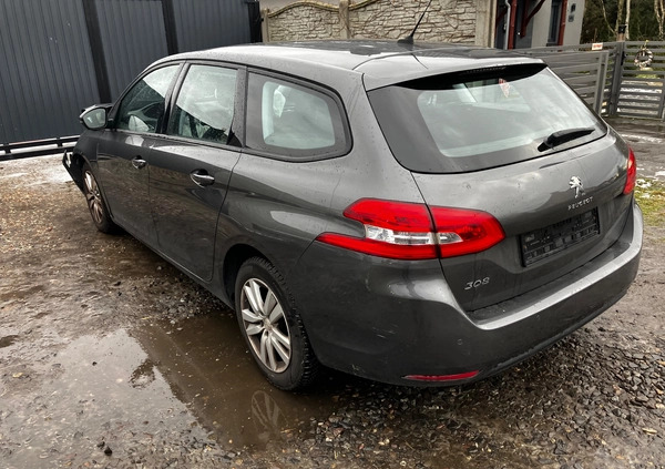 Peugeot 308 cena 18499 przebieg: 108000, rok produkcji 2018 z Wschowa małe 22